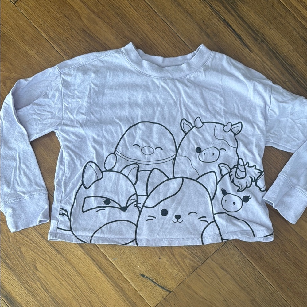 GAP Kids White Long Sleeve Animal Graphic Tee
